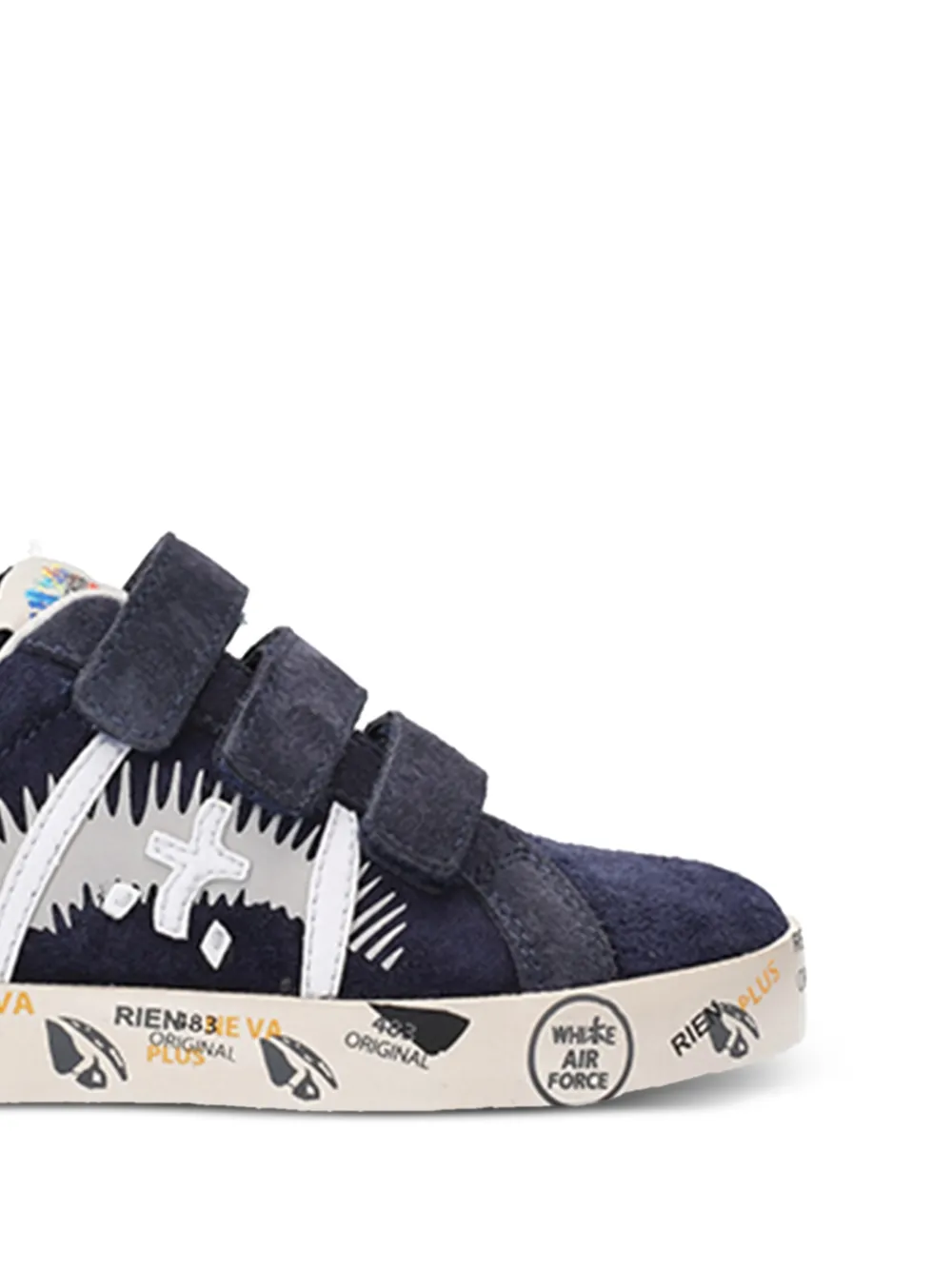 Premiata Kids Sneakers met vlakken Blauw