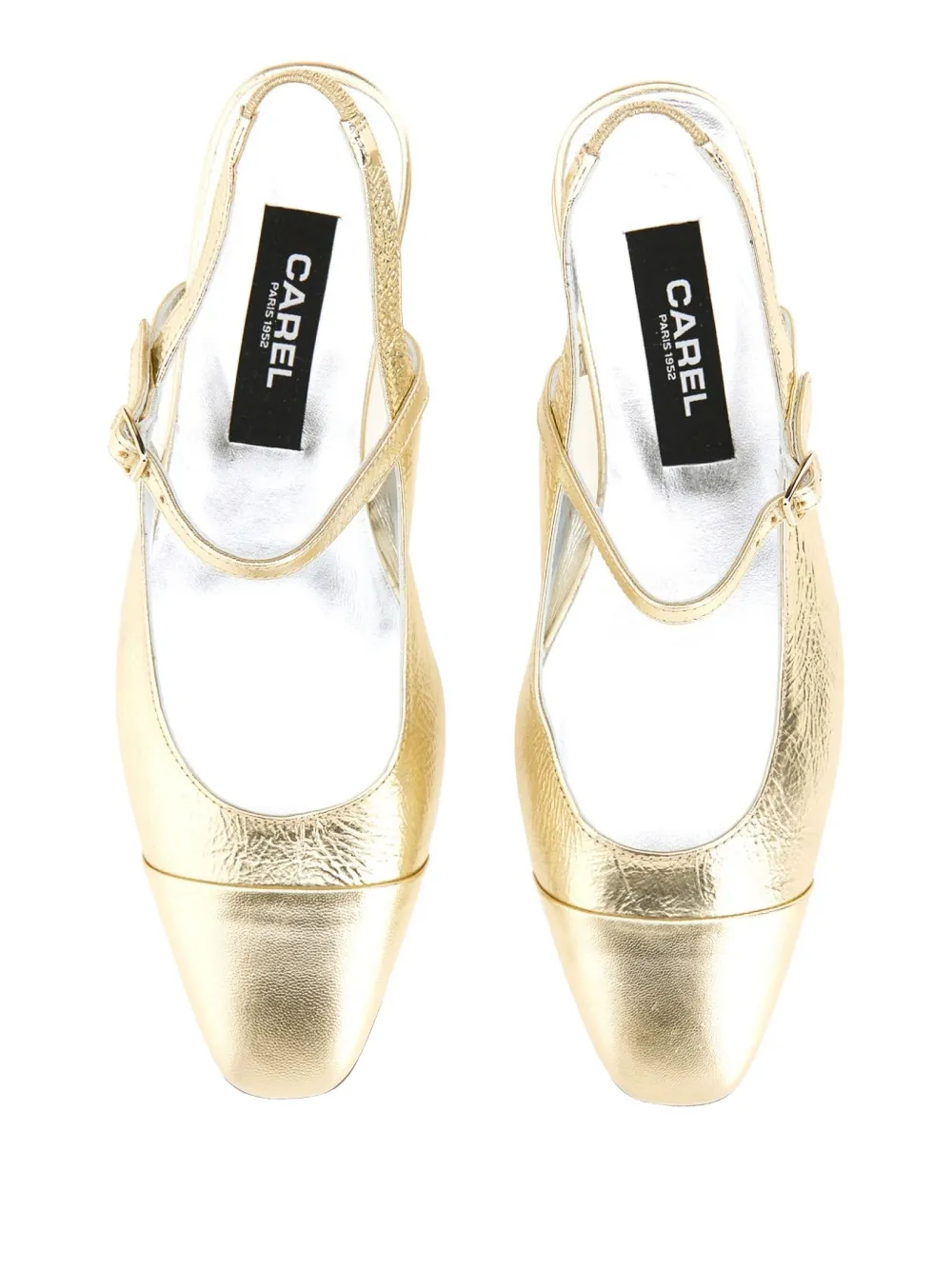 Carel Paris slingback heel pumps Goud