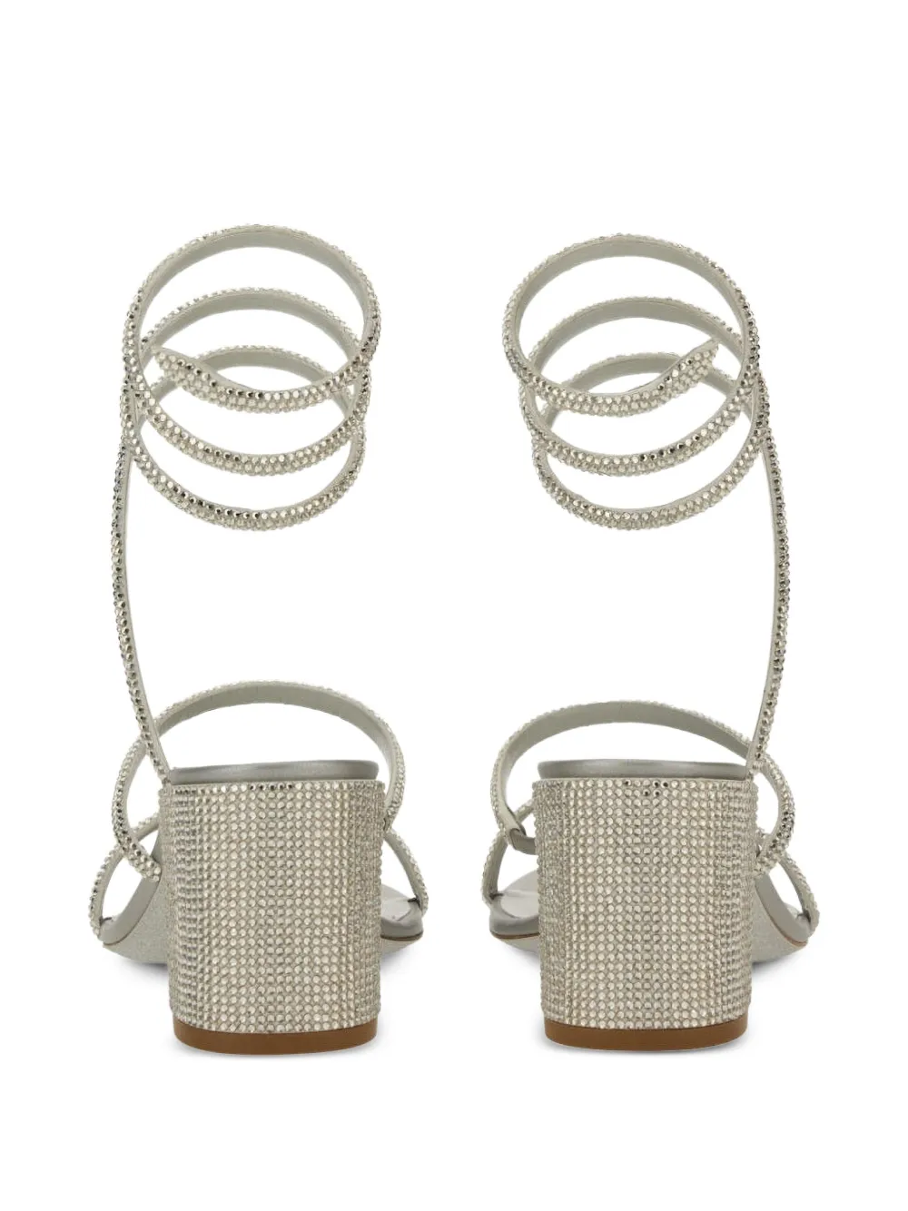 Spiral Embellished Sandals