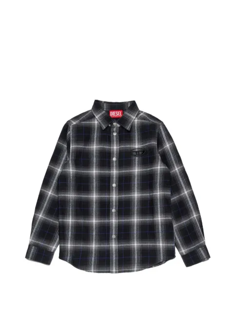 Diesel Kids plaid shirt