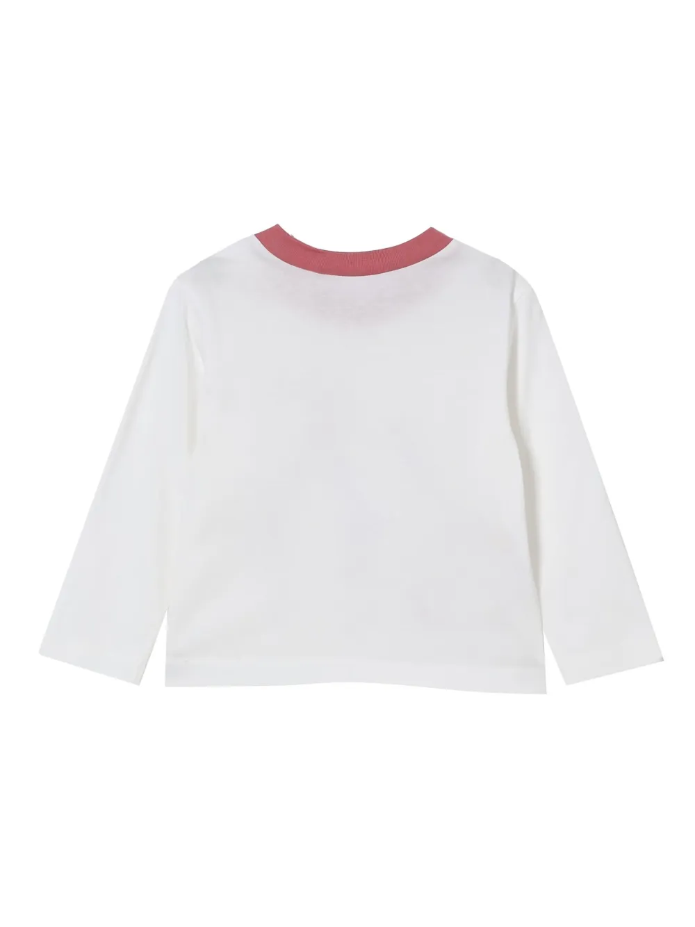 Marni Kids T-shirt met lange mouwen en grafische print Wit