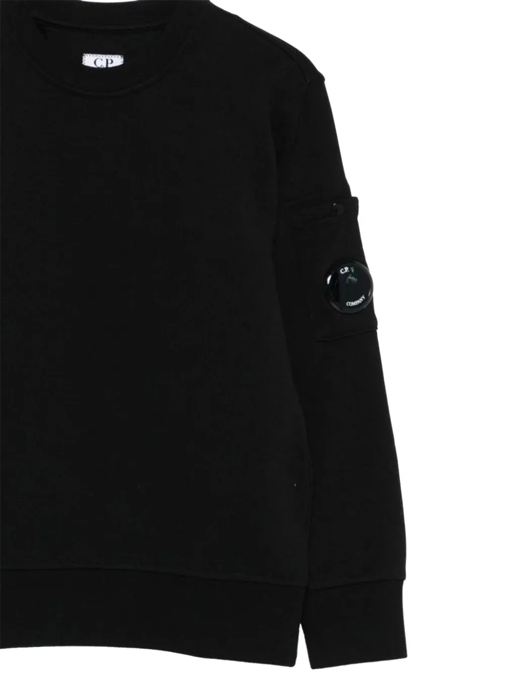 C.P. Company Kids Sweater met zak Zwart