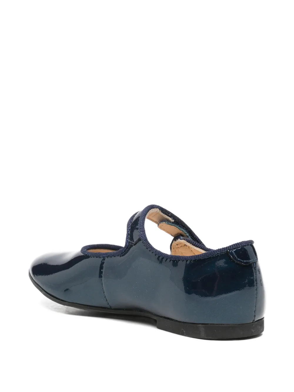 Pom D'api Lakleren ballerina's Blauw