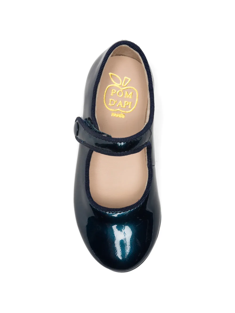 Pom D'api Lakleren ballerina's Blauw