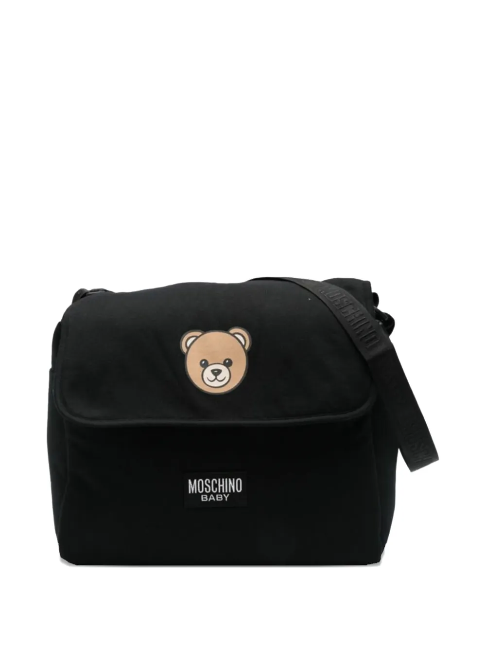 Moschino Kids teddy-motif changing bag - Nero