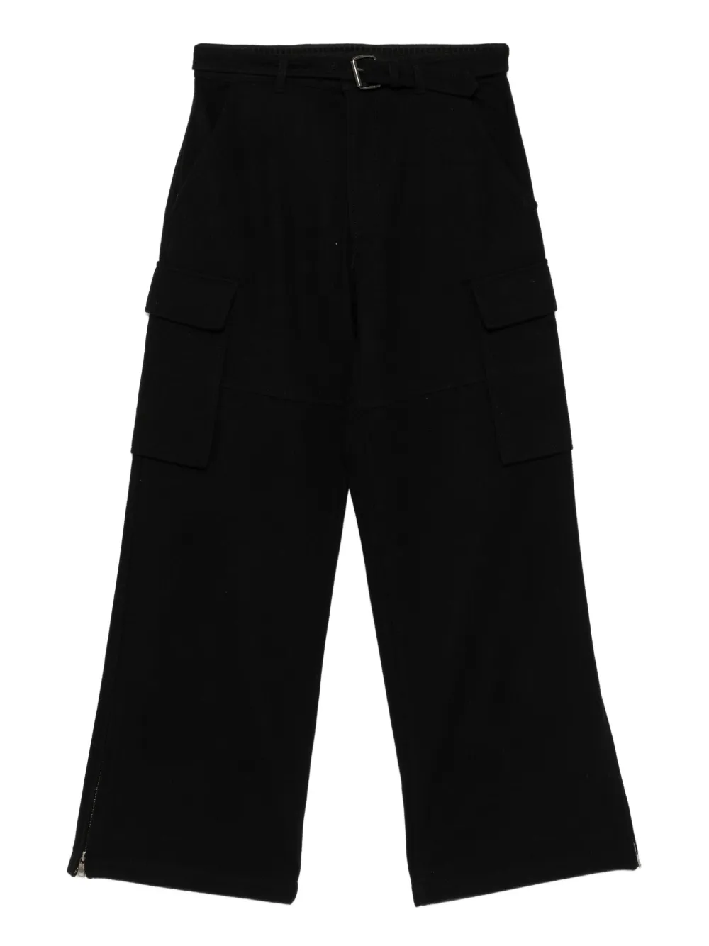 Prada Pre-Owned 2000s cargo-pocket trousers | Black | Image 1