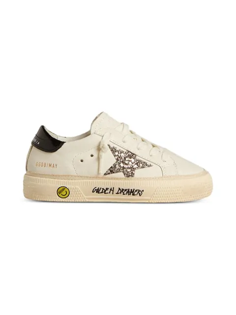Golden Goose Kids Super-Star glitter-detail sneakers