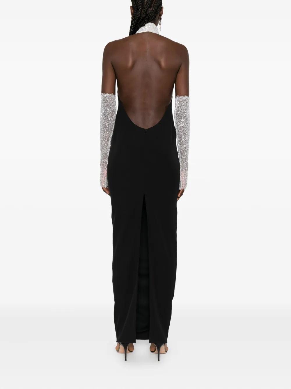 Vestiaire d'un Oiseau Libre Jurk met halternek Zwart