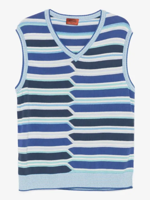 Missoni Pre-Owned 2000s striped knit vest