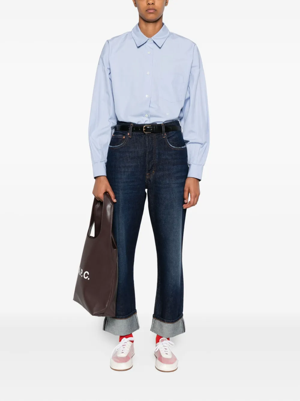 Bellerose Katoenen jeans - Blauw