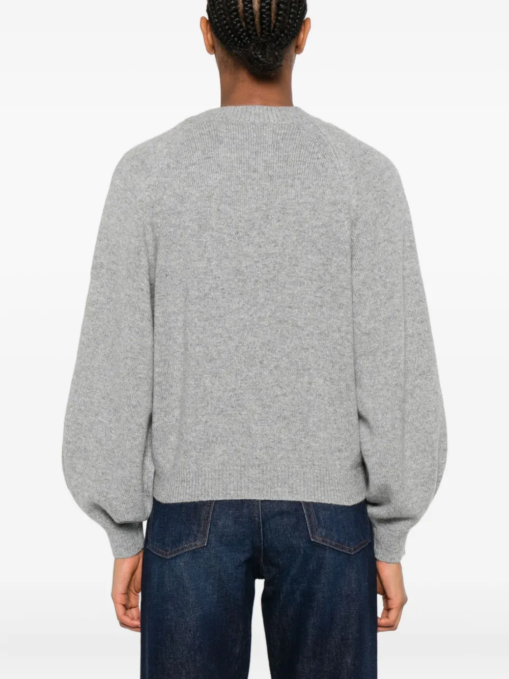 Bellerose Raglan-sleeve Sweater In Gray