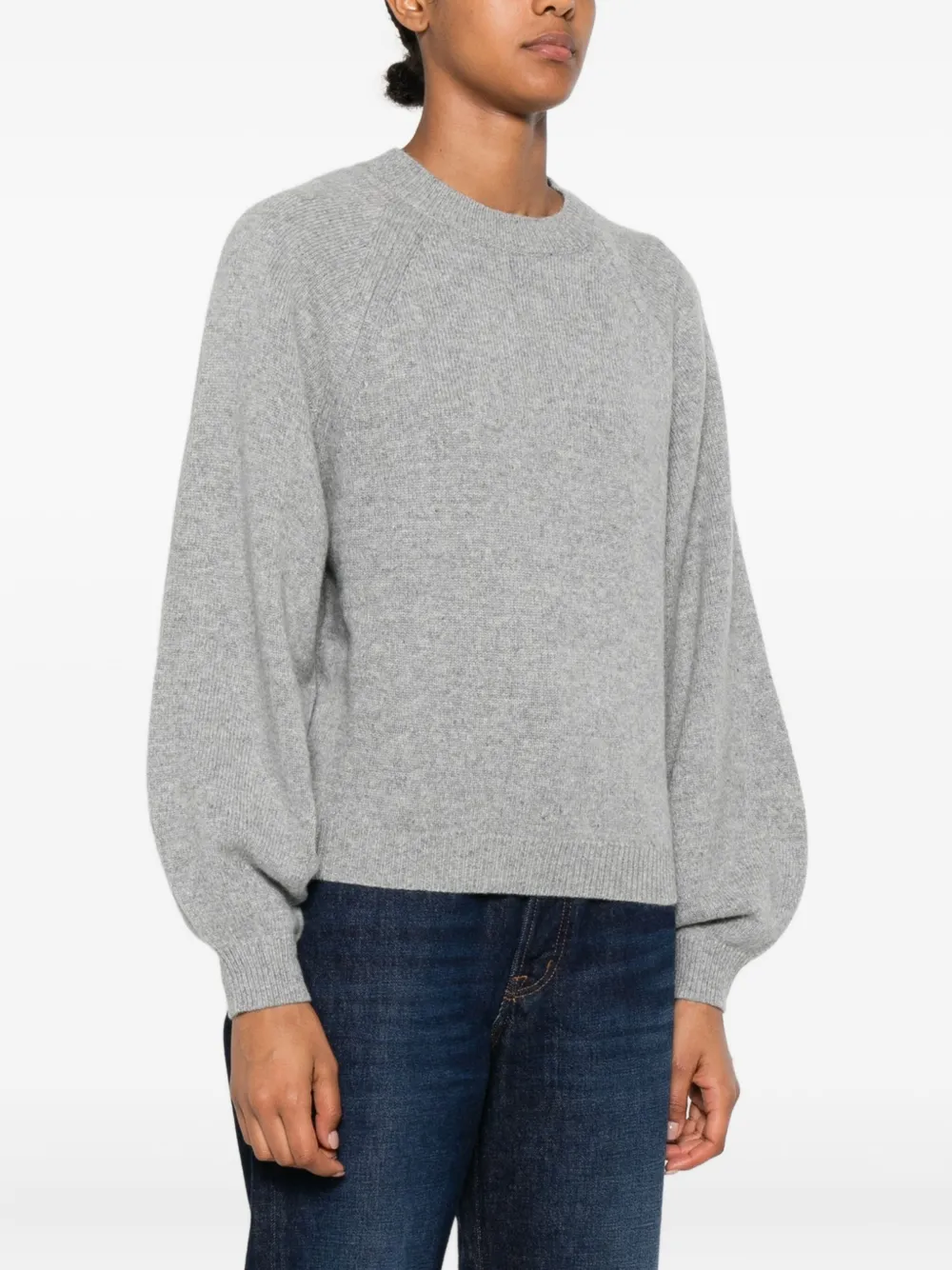 Bellerose Raglan-sleeve Sweater In Gray