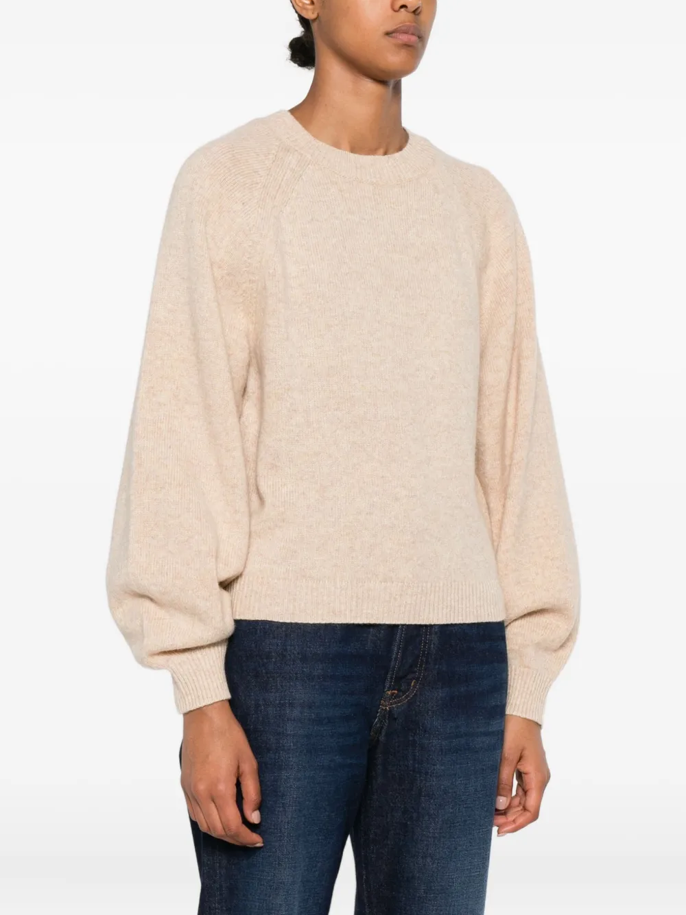 Bellerose Raglan-sleeve Sweater In Neutral