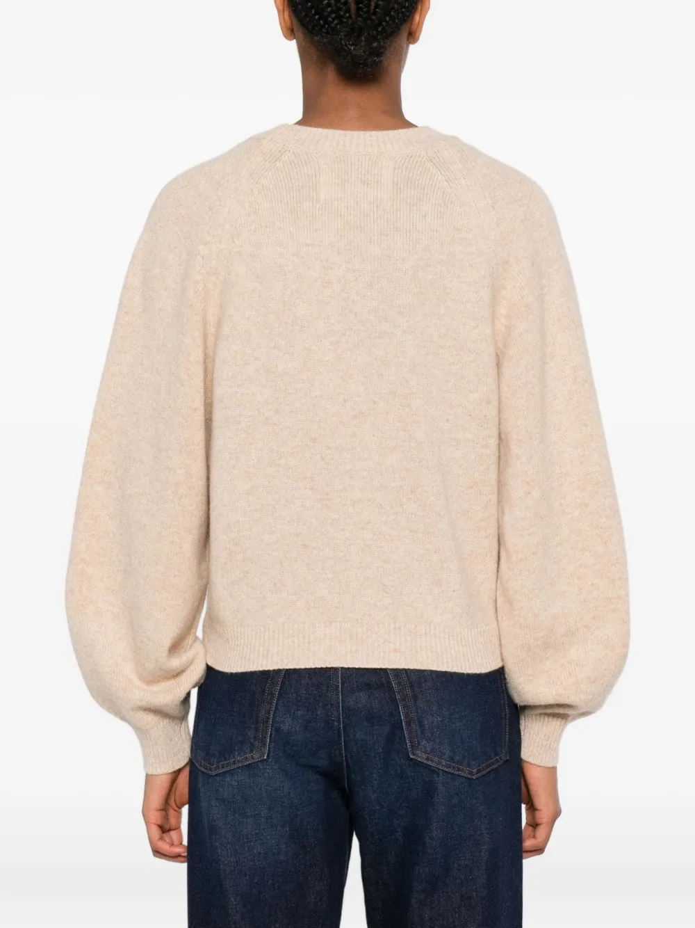 Bellerose Raglan-sleeve Sweater In Neutral