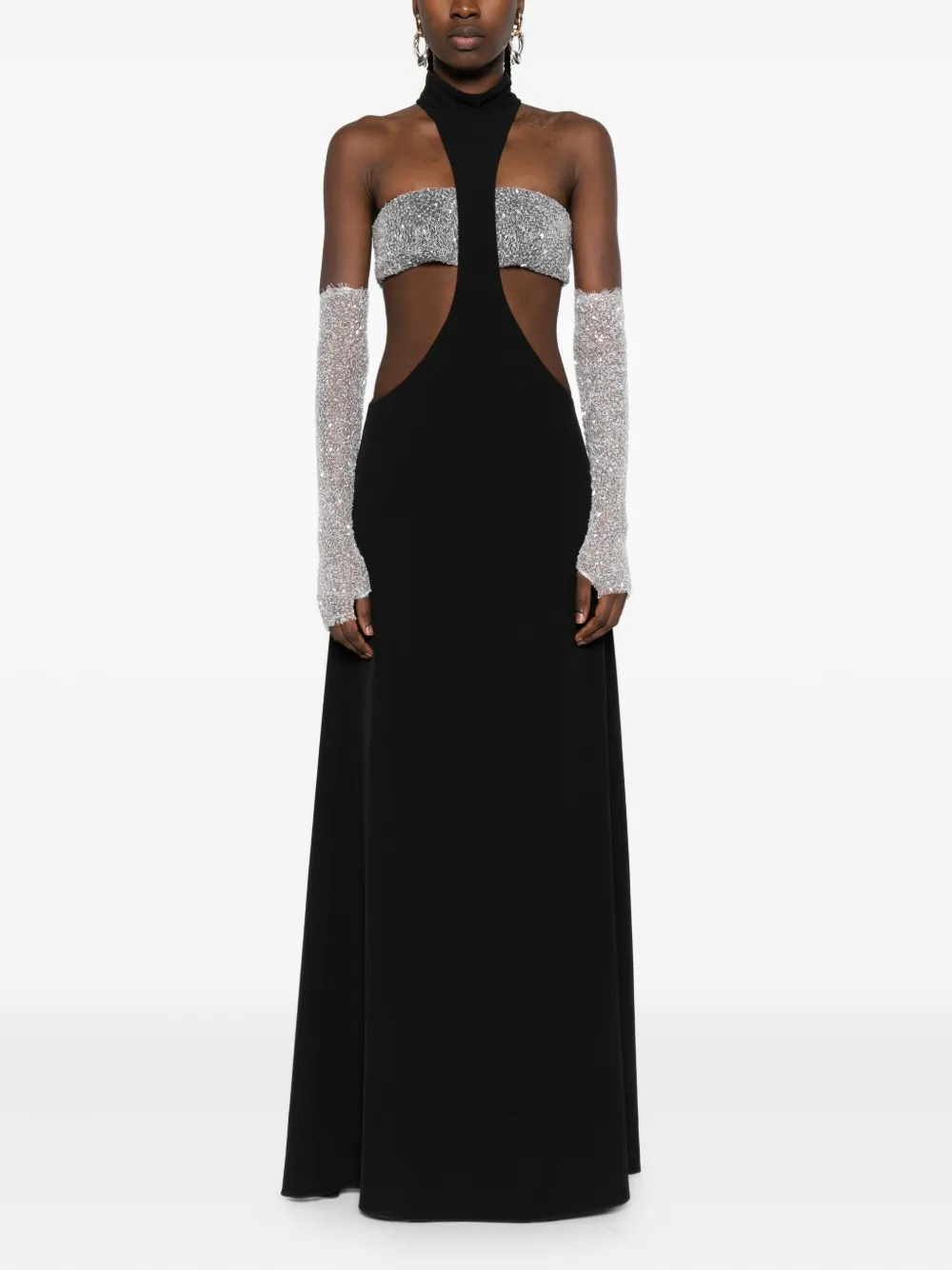 Vestiaire d'un Oiseau Libre Evangeline embellished cut-out maxi dress | Cocktail & Party Dresses | Image 2