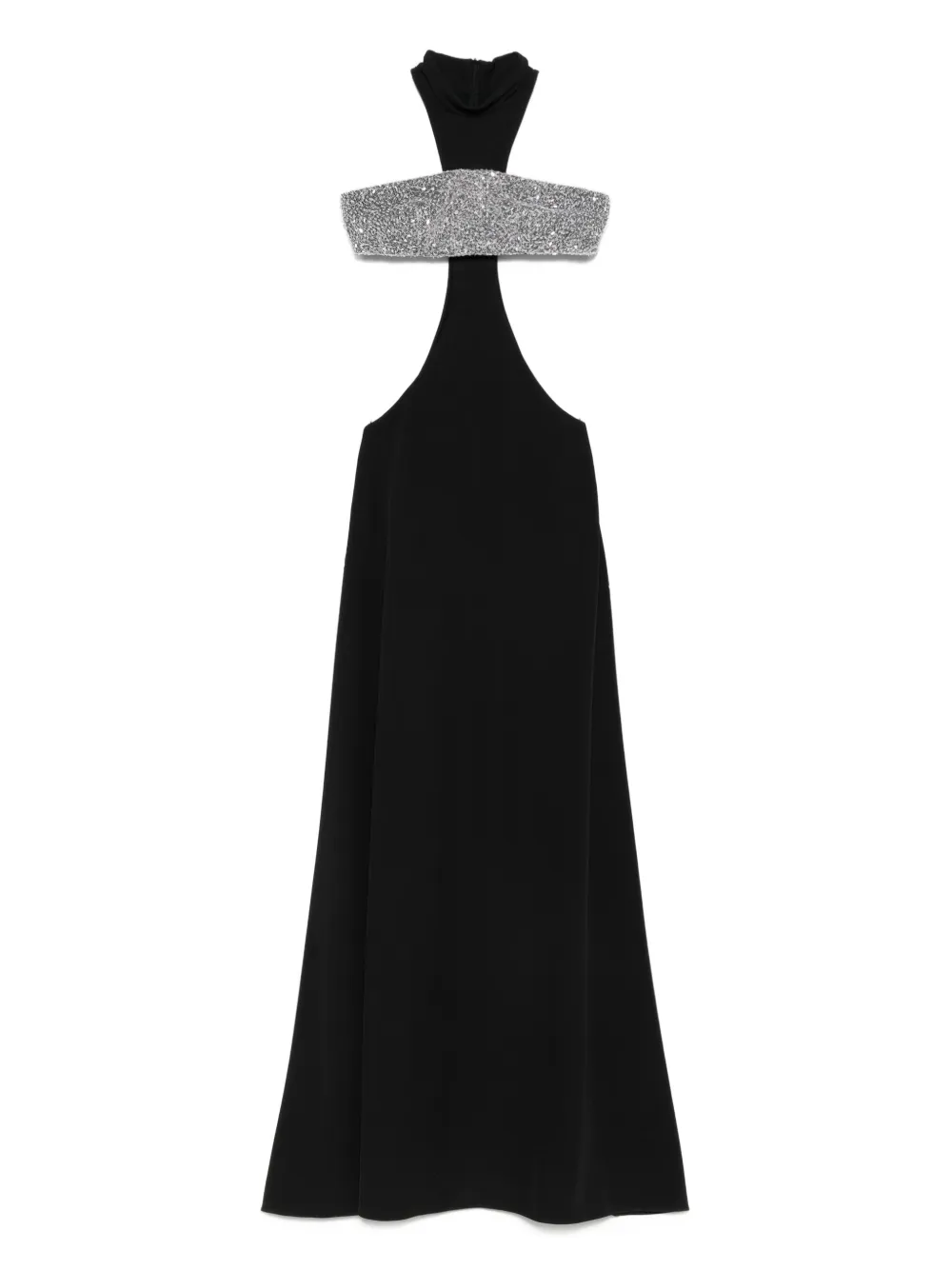 Vestiaire d'un Oiseau Libre Evangeline embellished cut-out maxi dress | Black | Image 1