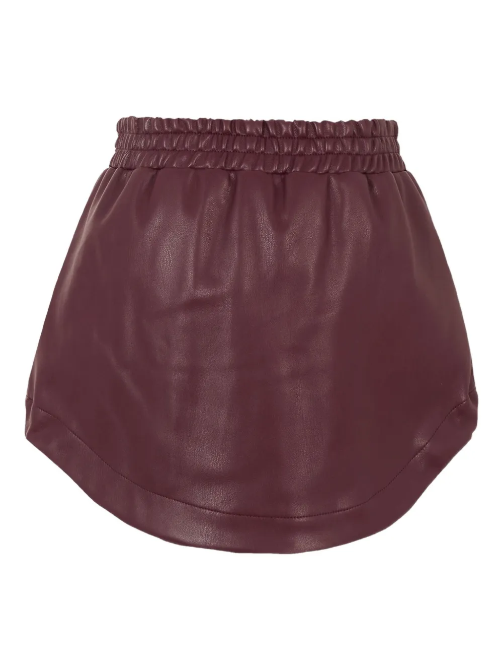 MSGM Kids elastic-waistband skirt Rood