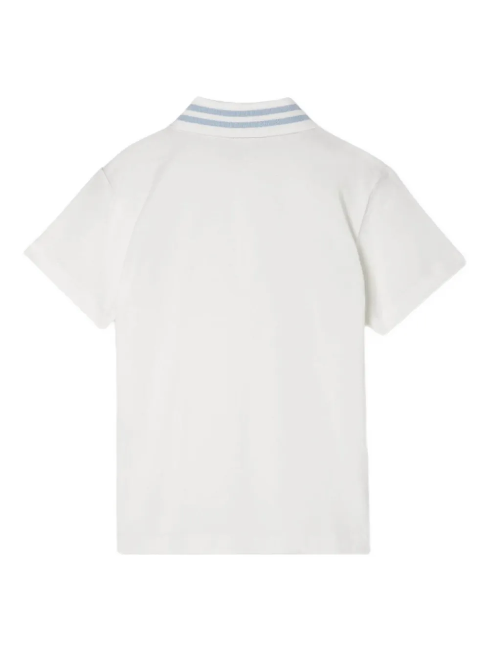 Fendi Kids striped-collar logo polo shirt | Boys Polo Shirts | Image 2