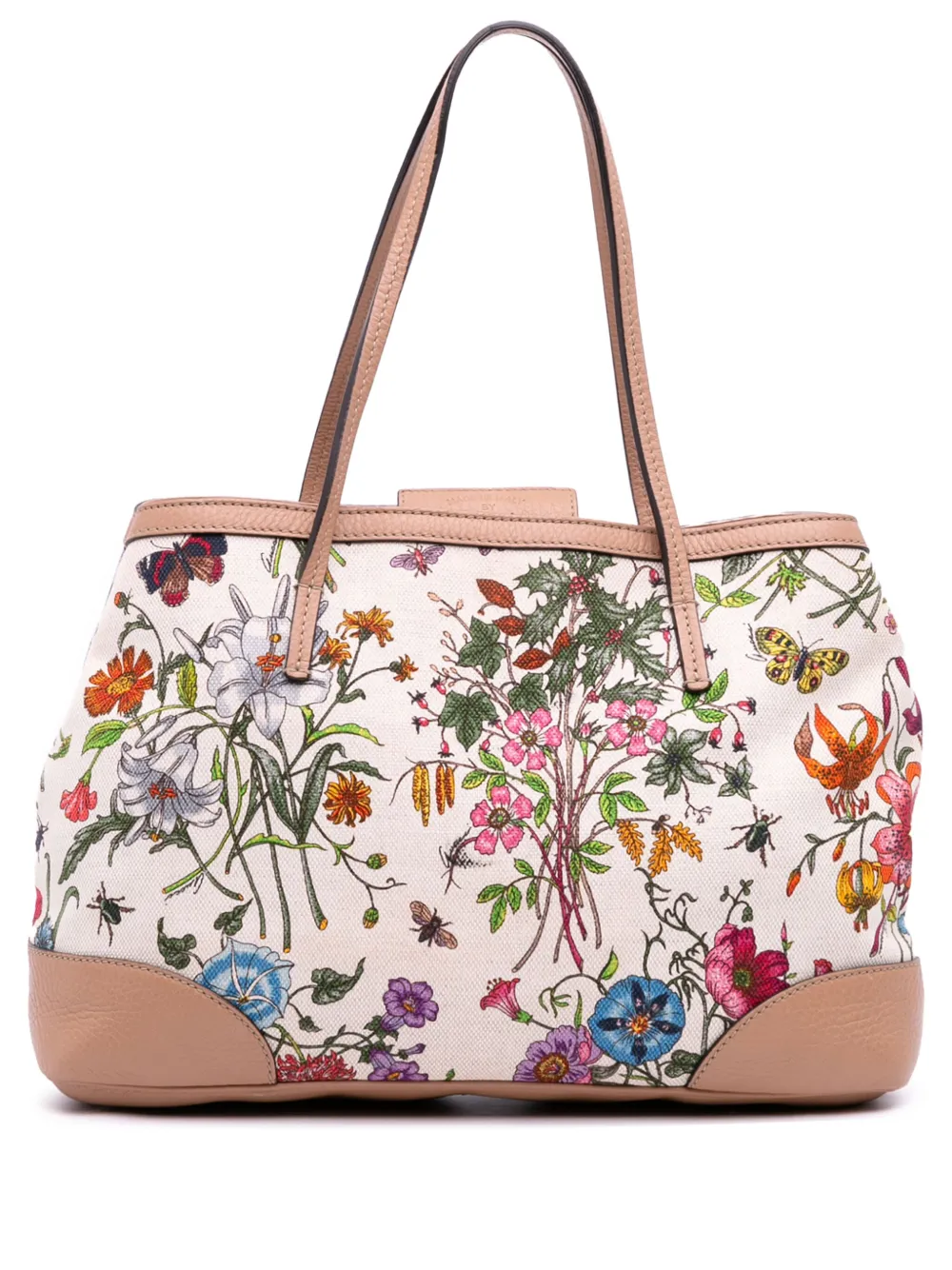 2016-2025 Medium Canvas Flora tote bag