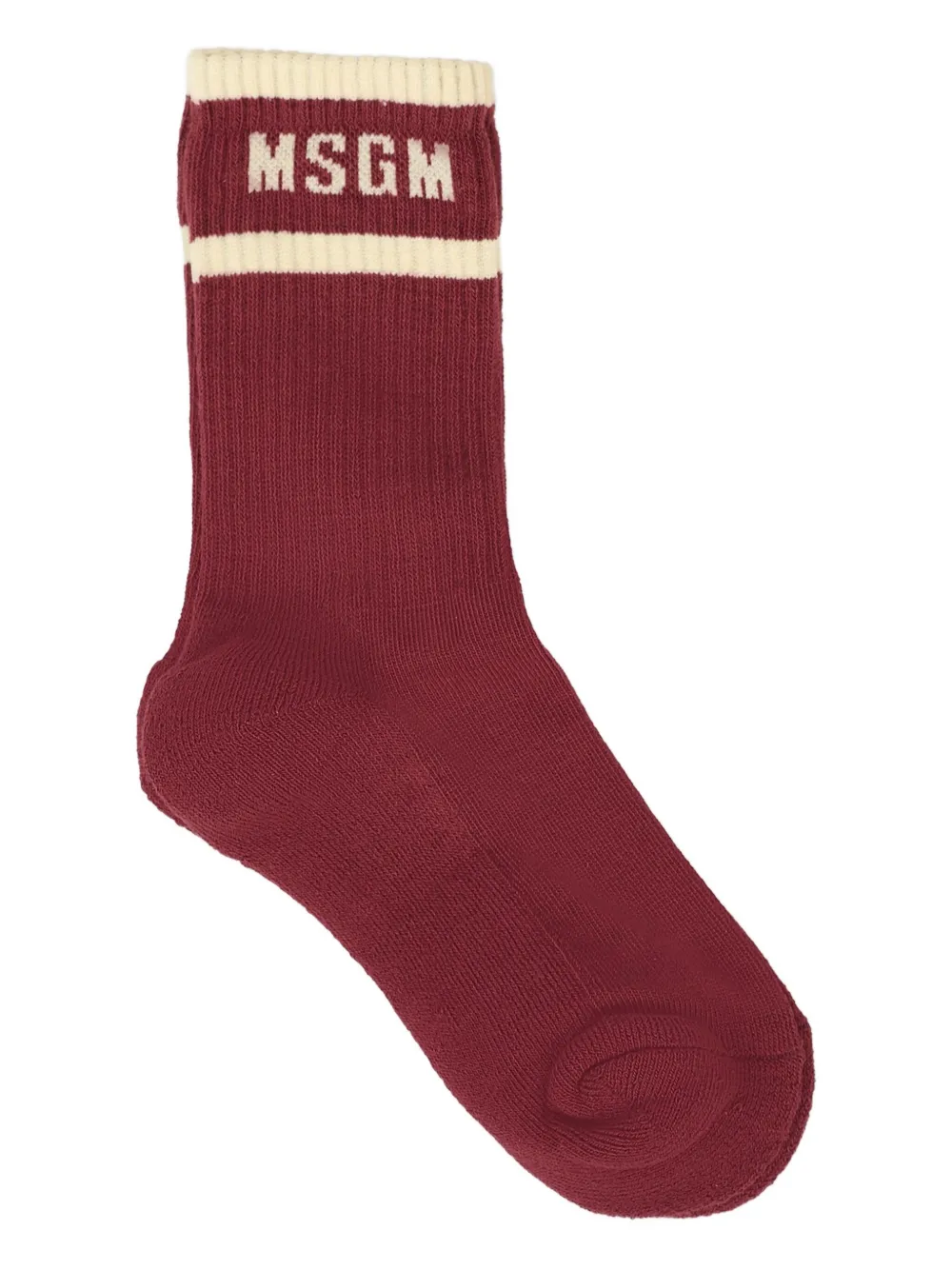 MSGM Kids logo-band socks Rood