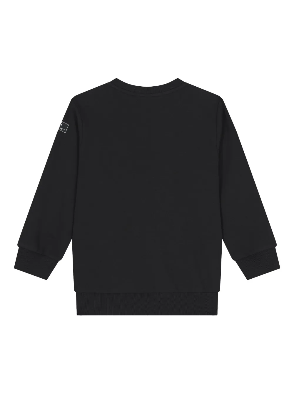 Aigner Kids logo-print sweatshirt Zwart