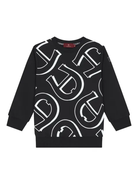 Aigner Kids logo-print sweatshirt