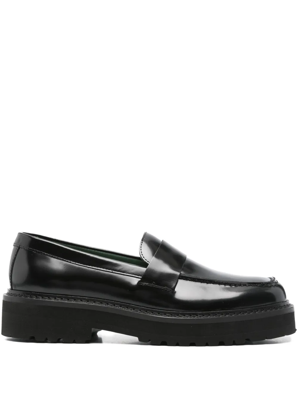 VINNY'S strap leather loafers | Black | Image 1