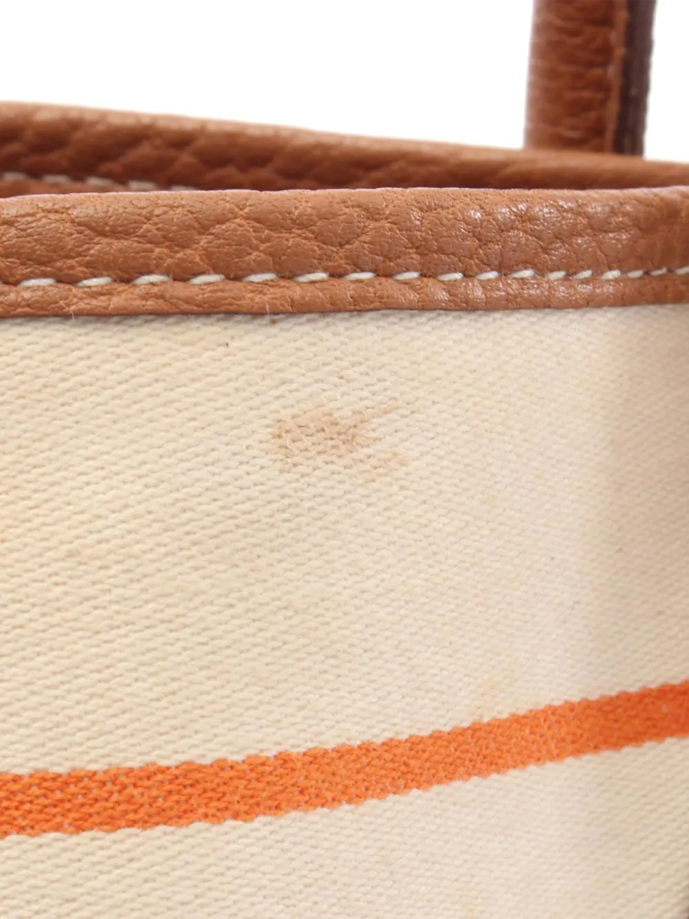Hermès Pre-Owned 2013 Toile and Negonda Striped Garden Party 36 tote bag | Pre-Owned | Image 2