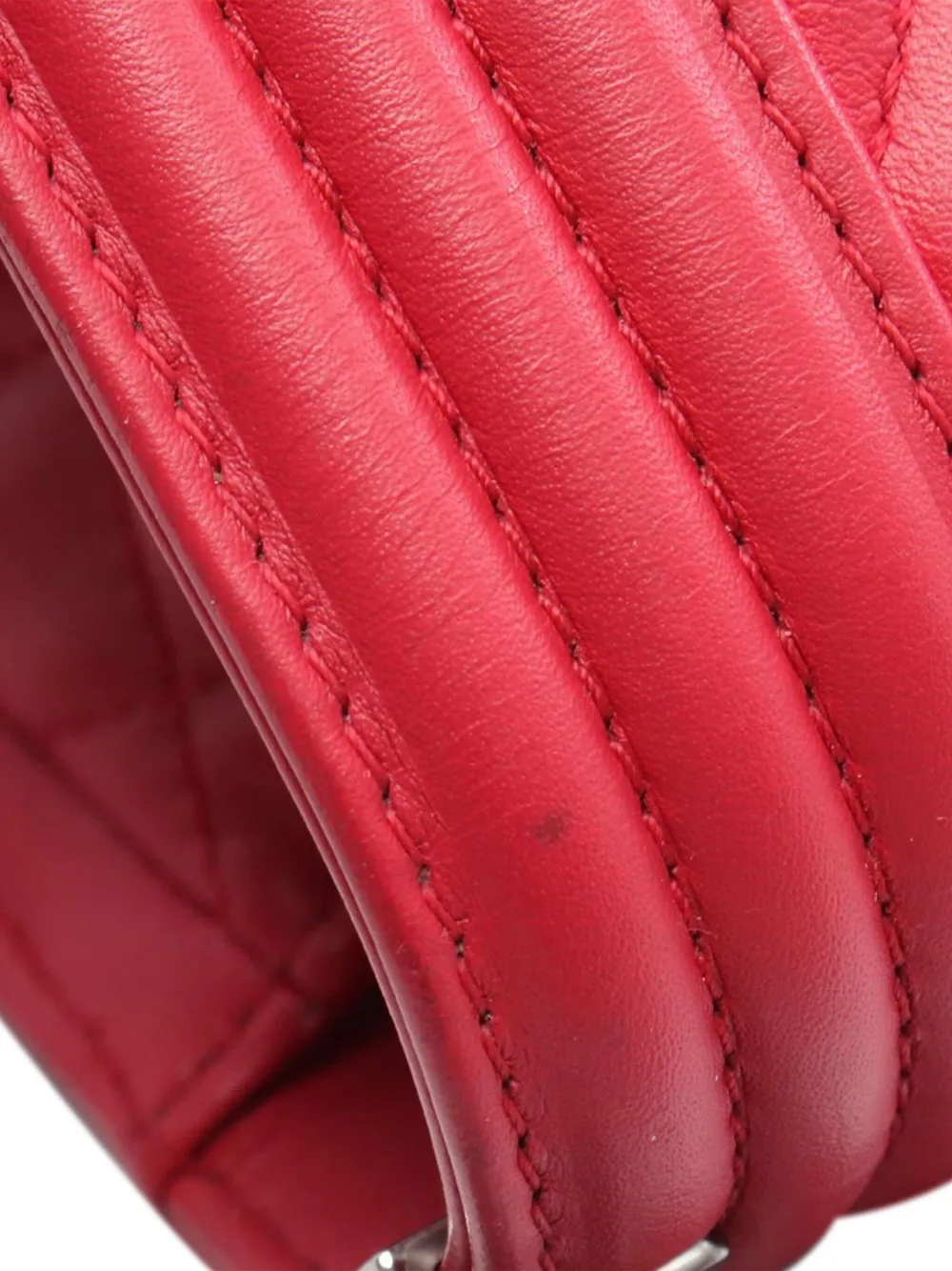 CHANEL Pre-Owned 2014 Old Medium Quilted Lambskin Boy Flap crossbody bag | Pre-Owned | Image 2
