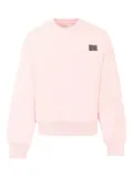 MSGM Kids logo-print crew-neck sweatshirt - Pink