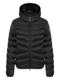 Colmar hooded chevron-quilted jacket - Black