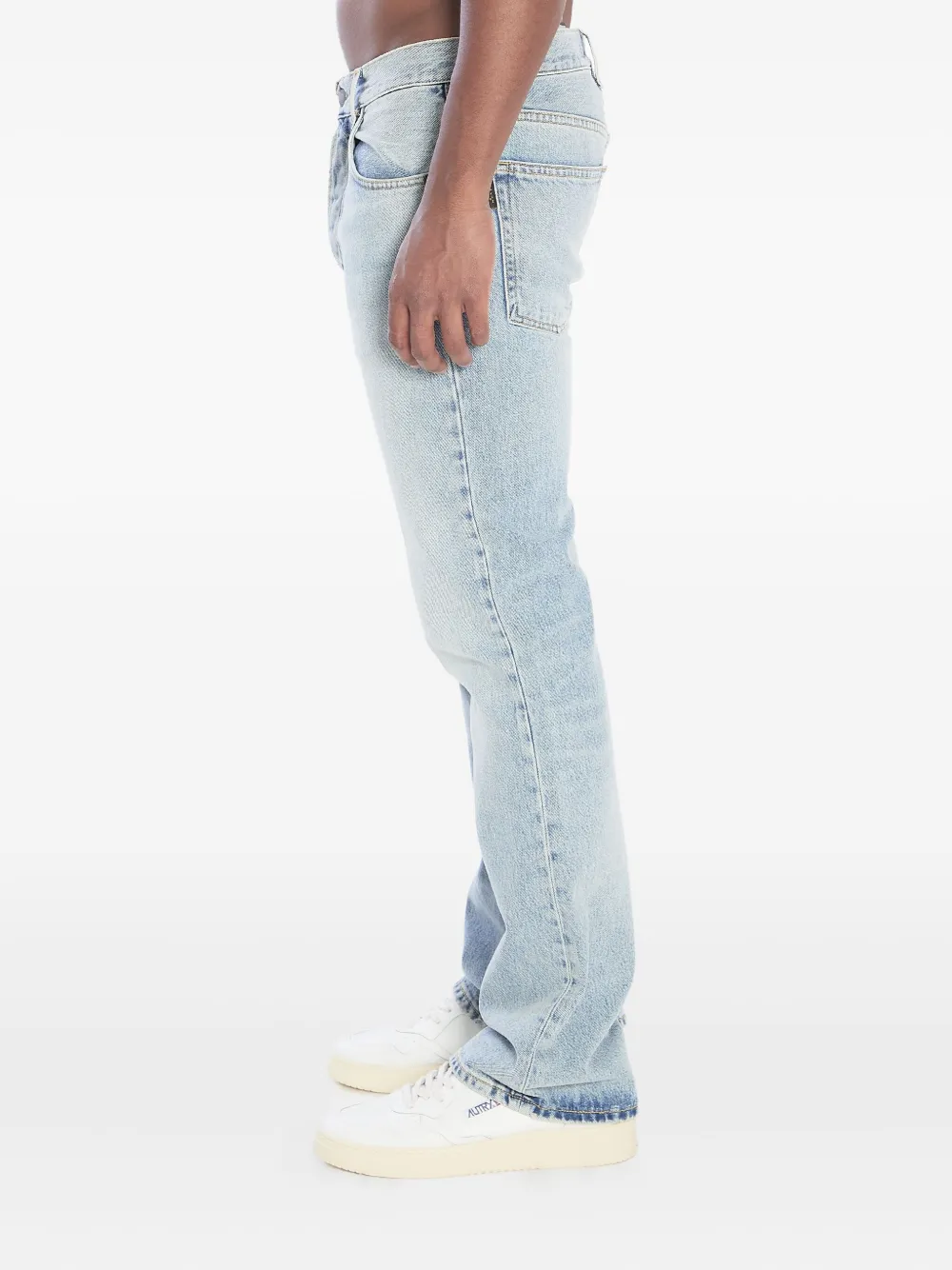 Haikure light-wash five-pockets bootcut jeans - Blauw