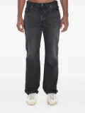 Haikure five-pockets buttoned bootcut jeans - Black