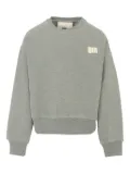 MSGM Kids logo-print crew-neck sweatshirt - Grey