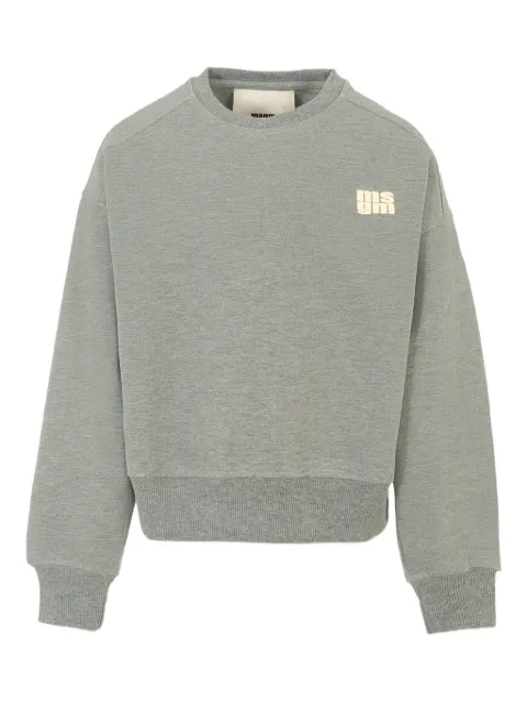 MSGM Kids logo-print crew-neck sweatshirt