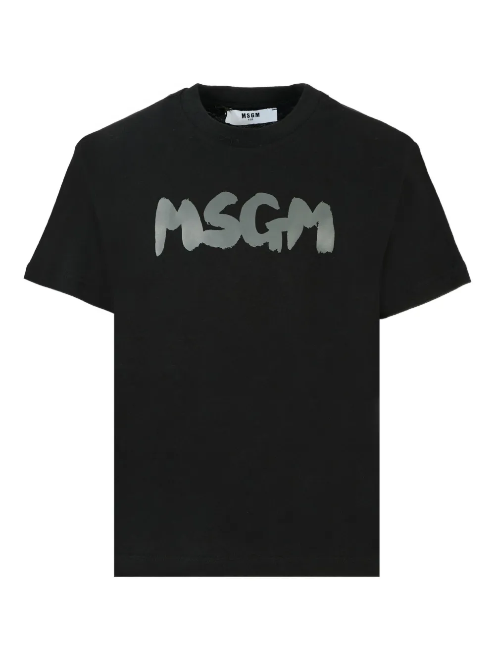 MSGM Kids logo-print T-shirt Zwart