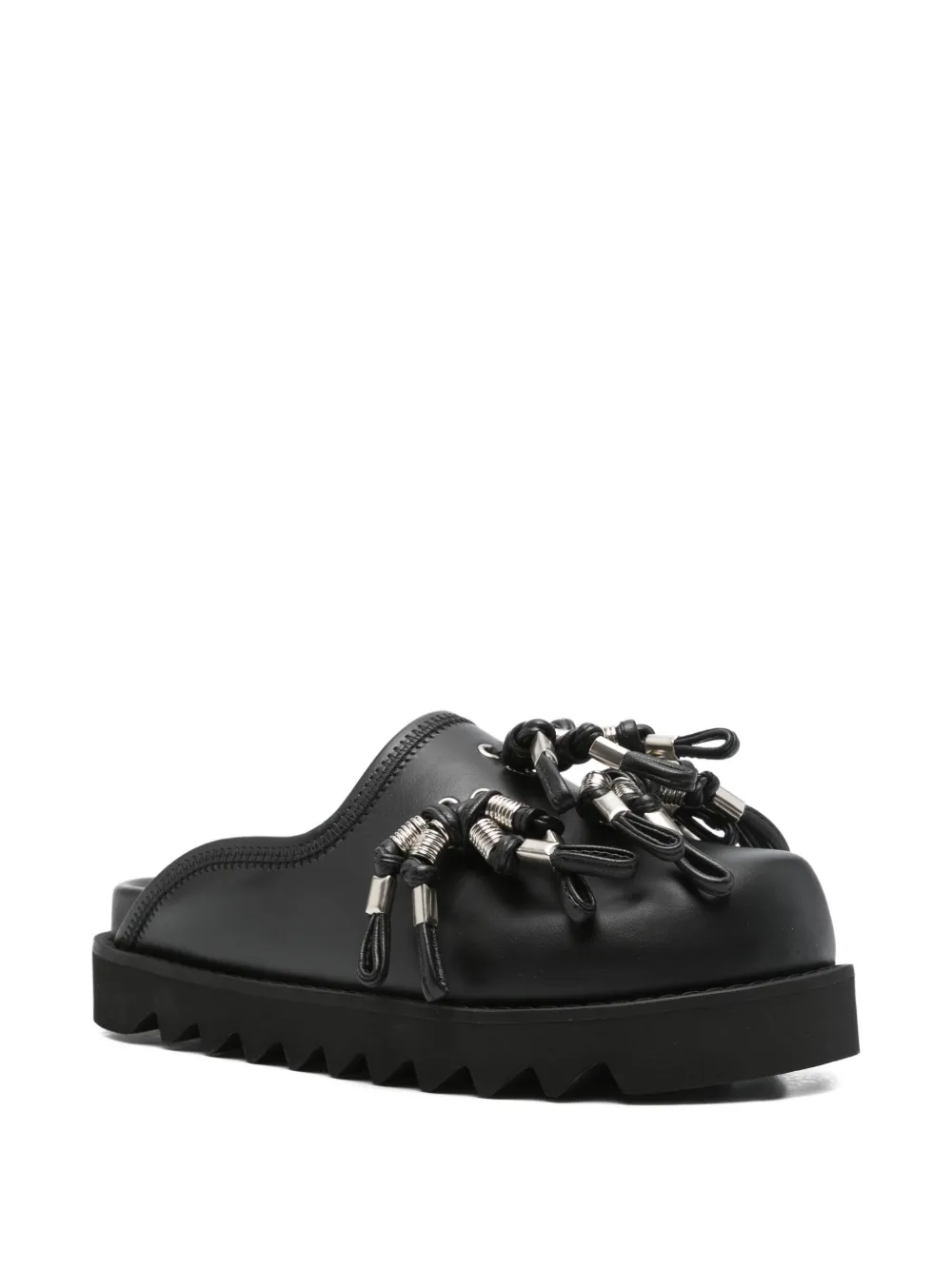 Toga Pulla tassel-embellished leather mules | Flat Mules | Image 2