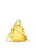 Loewe Pre-Owned 2019 Mini Grained Calfskin Drawstring Hammock Bag satchel - Yellow