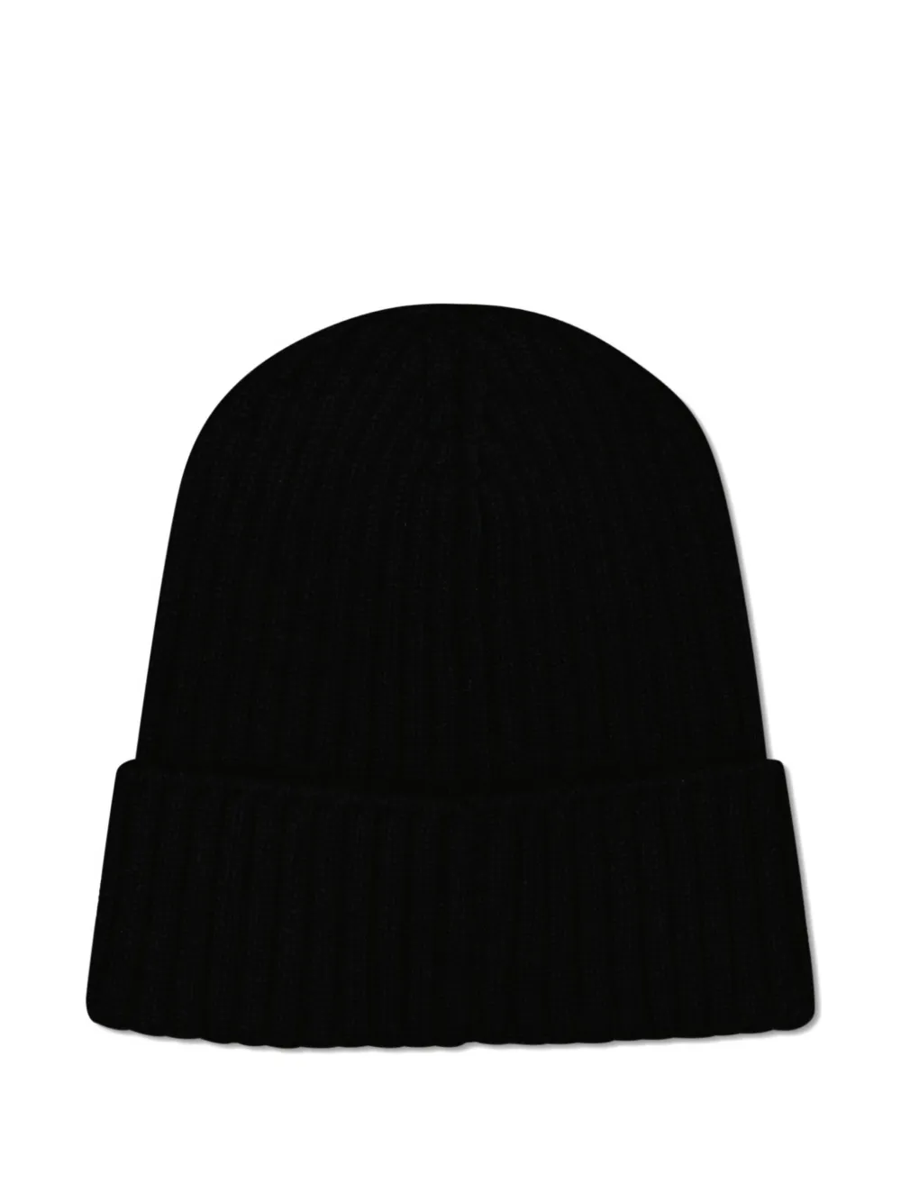 Moncler Enfant logo-patch beanie hat - Zwart