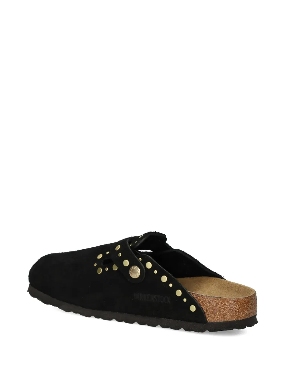 Birkenstock Boston Rivets studded buckle mules Black
