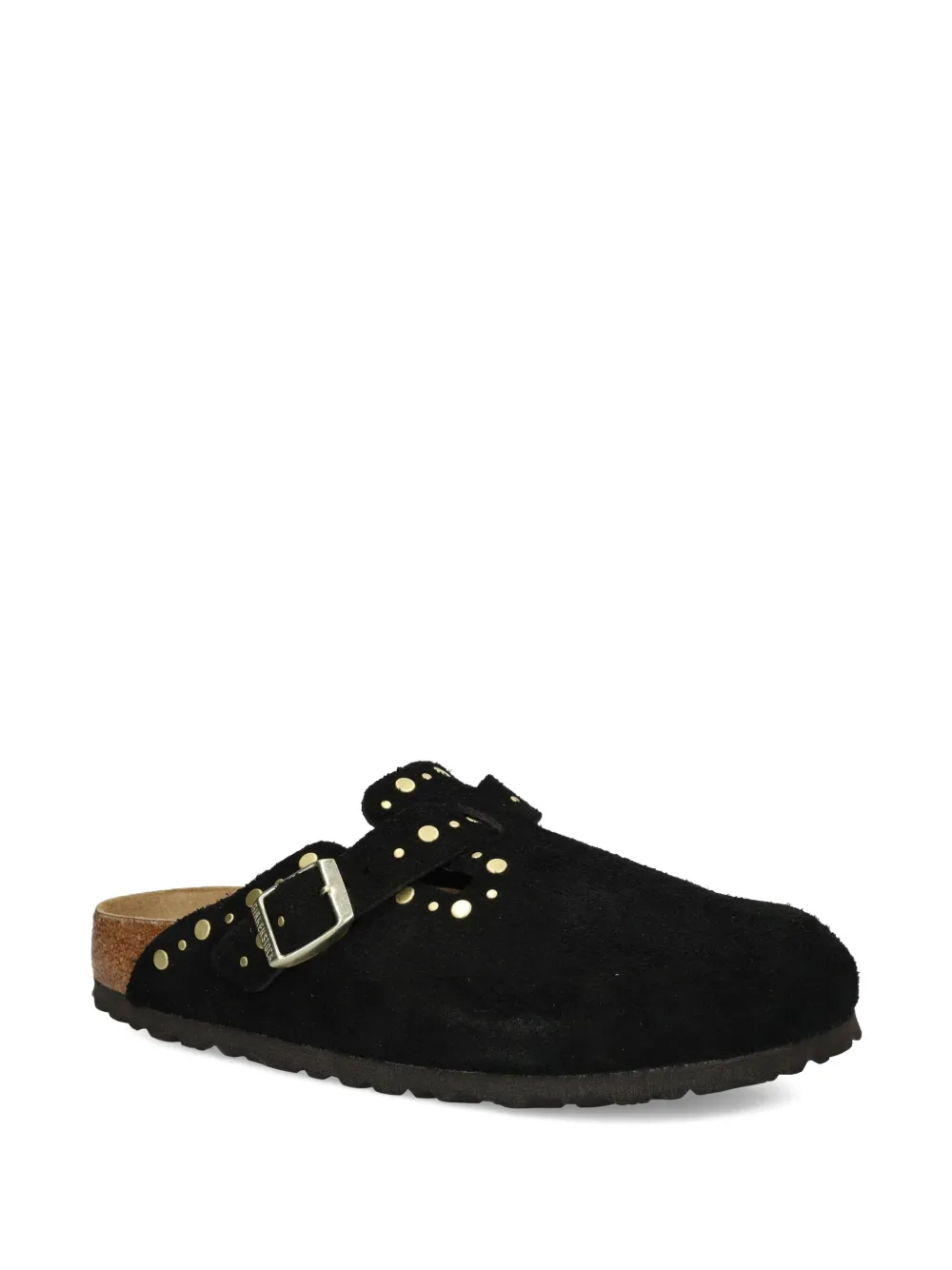 Birkenstock Boston Rivets studded buckle mules Black