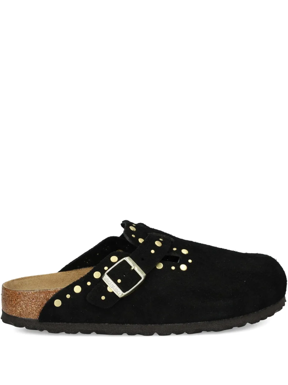Birkenstock Boston Rivets studded buckle mules Black