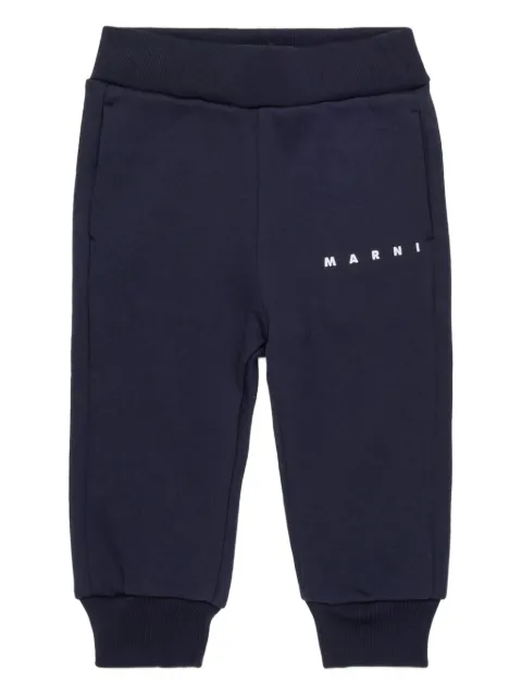 Marni Kids logo-print tracksuit bottoms 