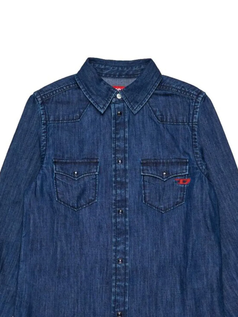 Diesel Kids Spijkertop met zak Blauw