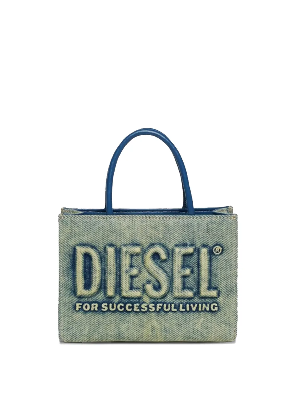 Diesel Kids logo-detail tote bag - Blu