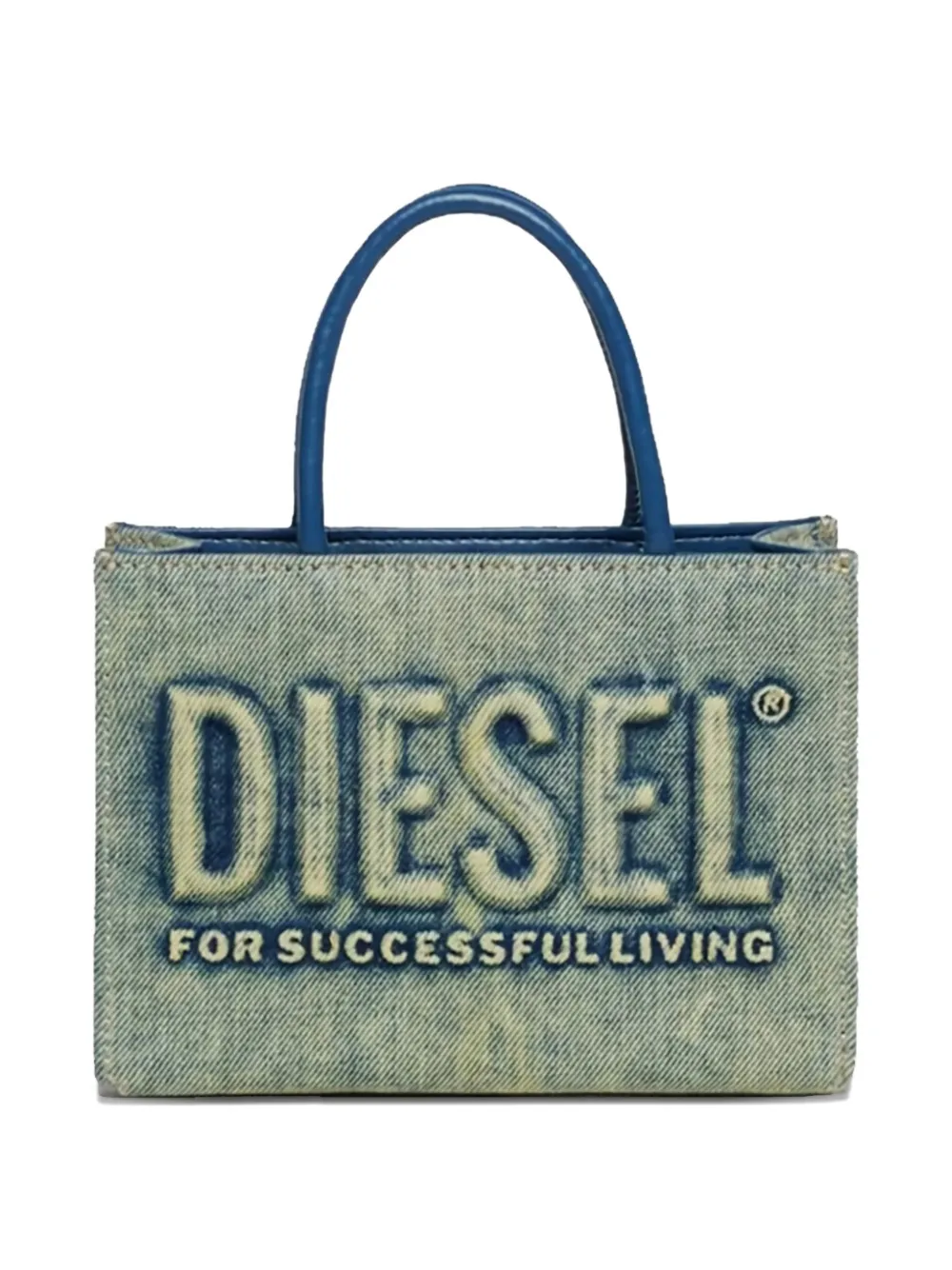 Diesel Kids logo-detail tote bag - Blauw