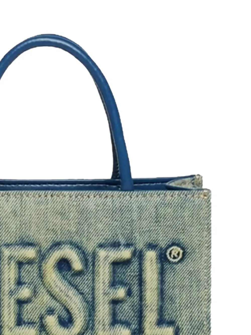  Diesel Kids Bolso Shopper Con Detalle Del Logo - Azul 
