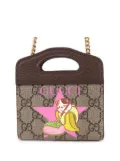 Gucci Pre-Owned 2016-2025 Mini GG Supreme Star Bananya Wallet on Chain satchel - Brown
