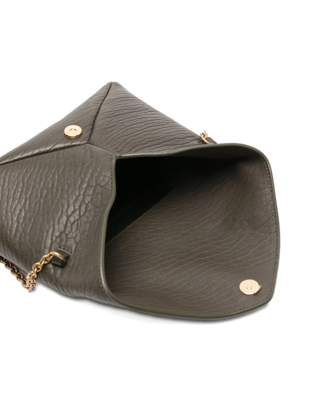 Saint Laurent Cassandre kleine tas met ketting Groen