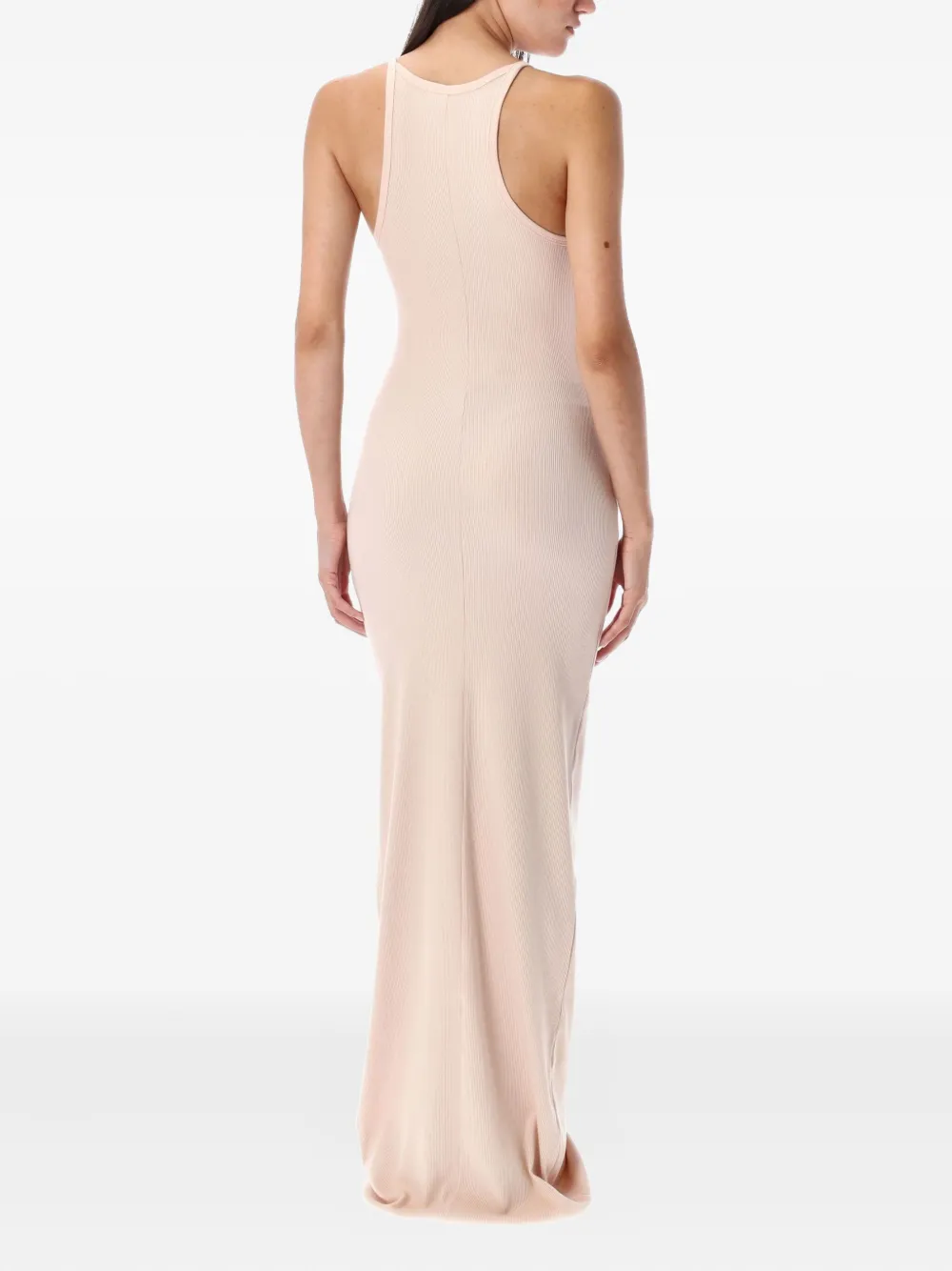 ETERNE ribbed maxi dress Roze